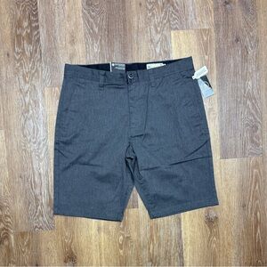 Men's Gray Stretch Chino Shorts - Classic Tailored Fit
